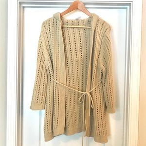 Women’s XL hooded open front sweater